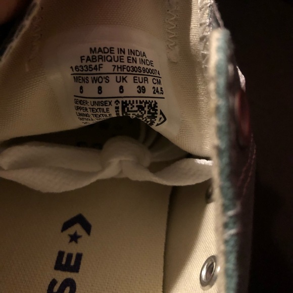 🛑SOLD🛑Authentic Mineral Teal Chuck Taylors - Picture 2 of 3